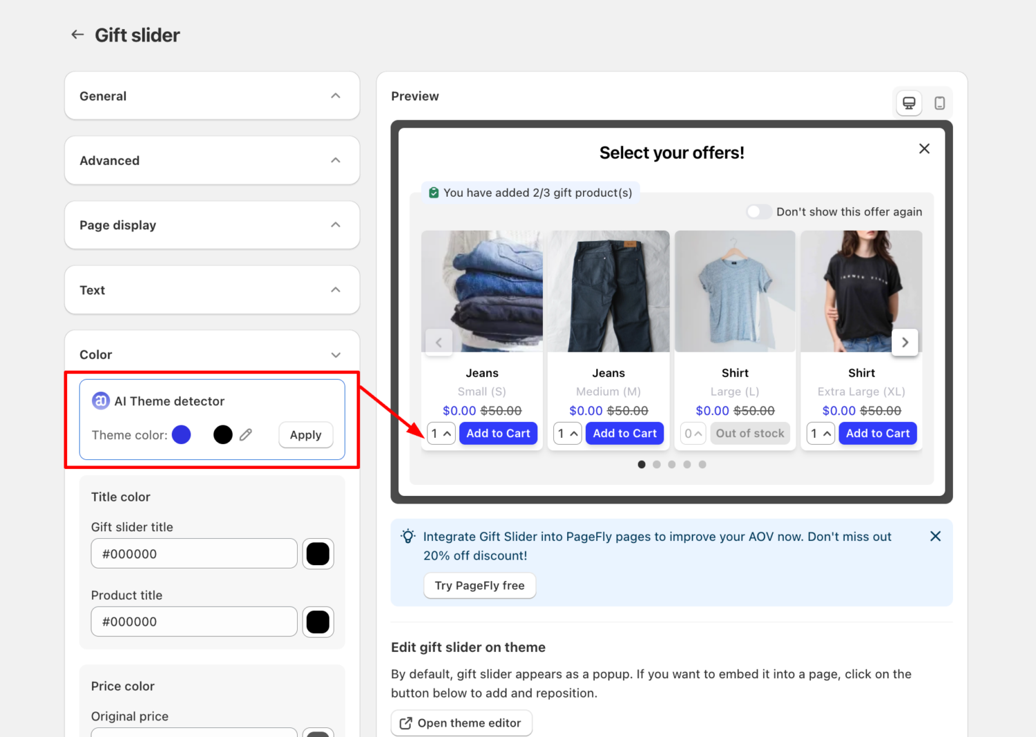 AI Theme Detector: Match Your Brand in One Click