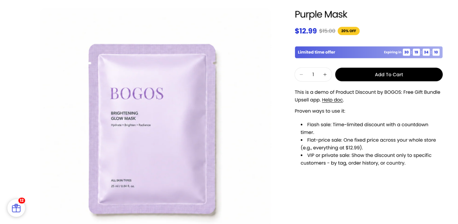 Product Discount: Flash Sales Made Effortless