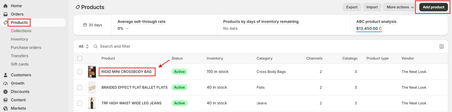 Add new products