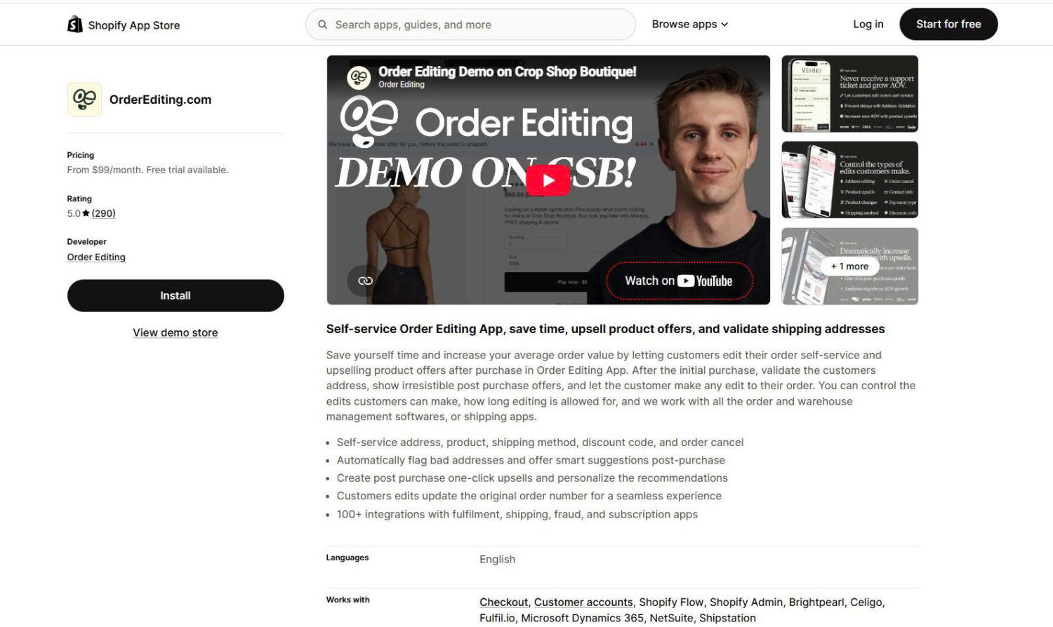 Order Editing