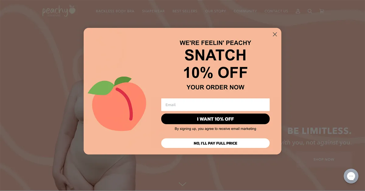 Discount Pop Up