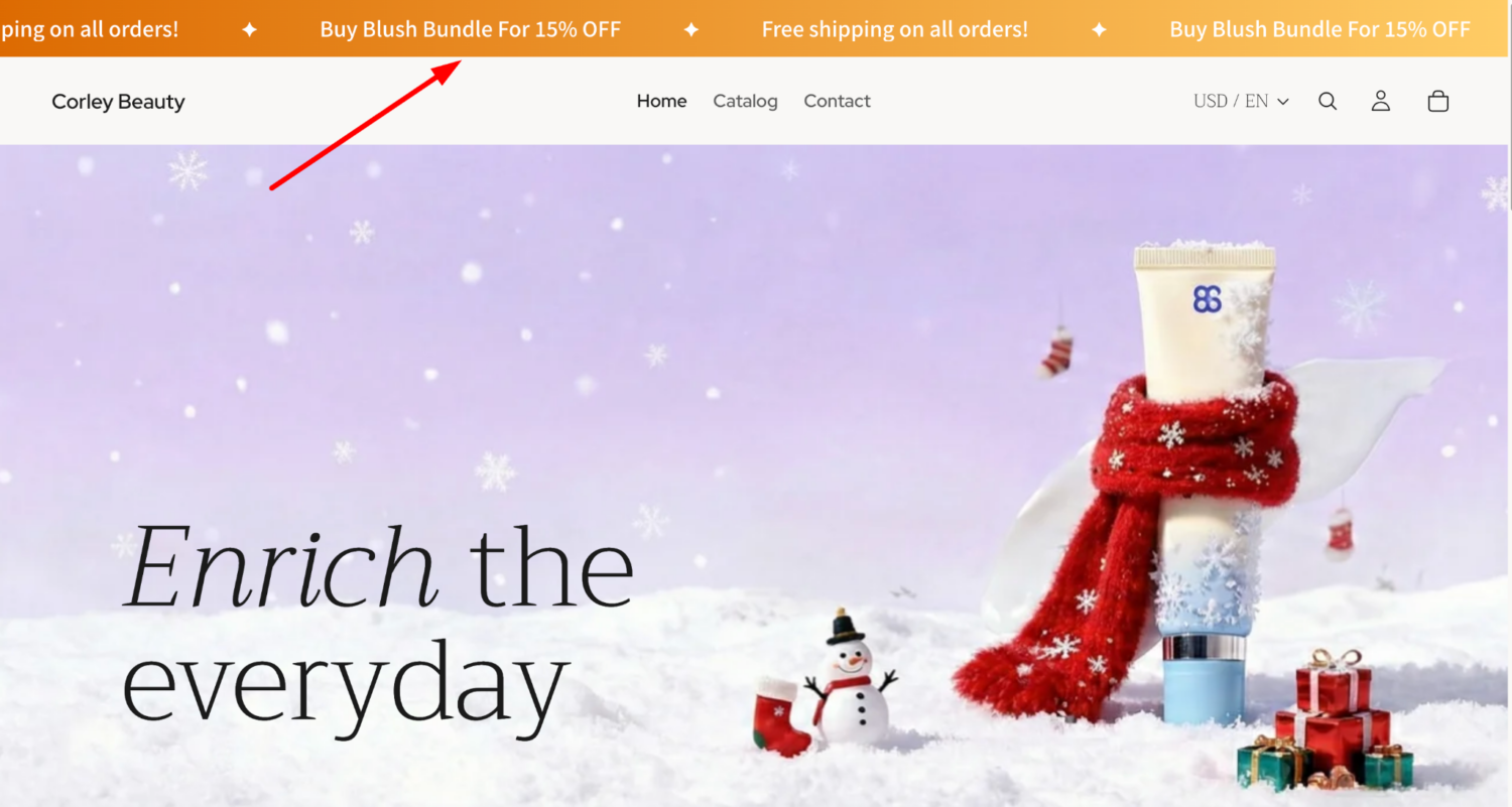 Announcement Bar: The Most Popular Way to Promote Across Your Store
