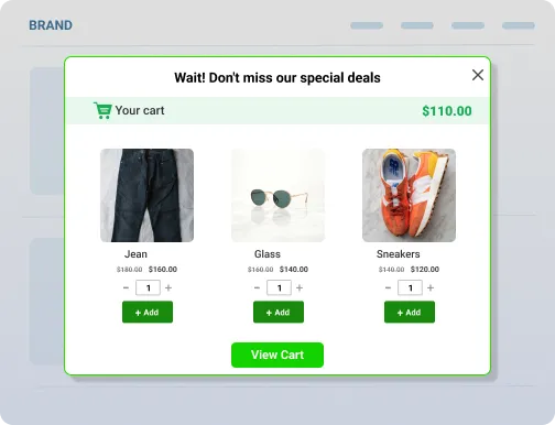 Upsell And Cross Sell Pop Up