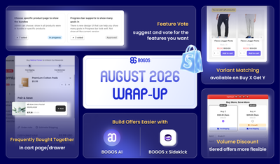 BOGOS Feature Wrap-Up: August 2026
