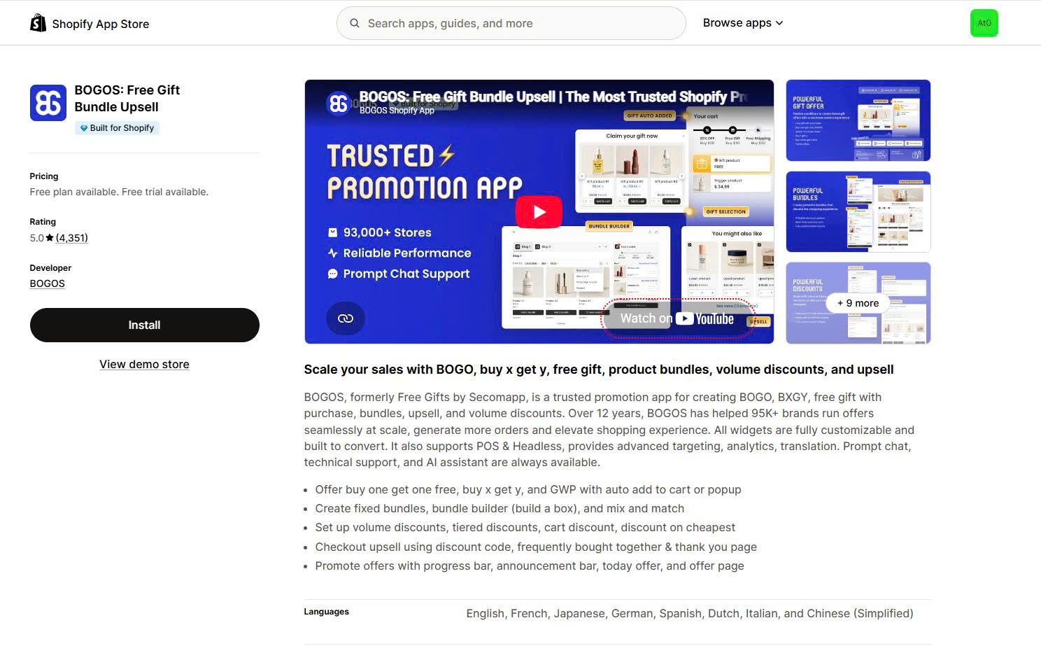 Bogos 4000+ Reviews