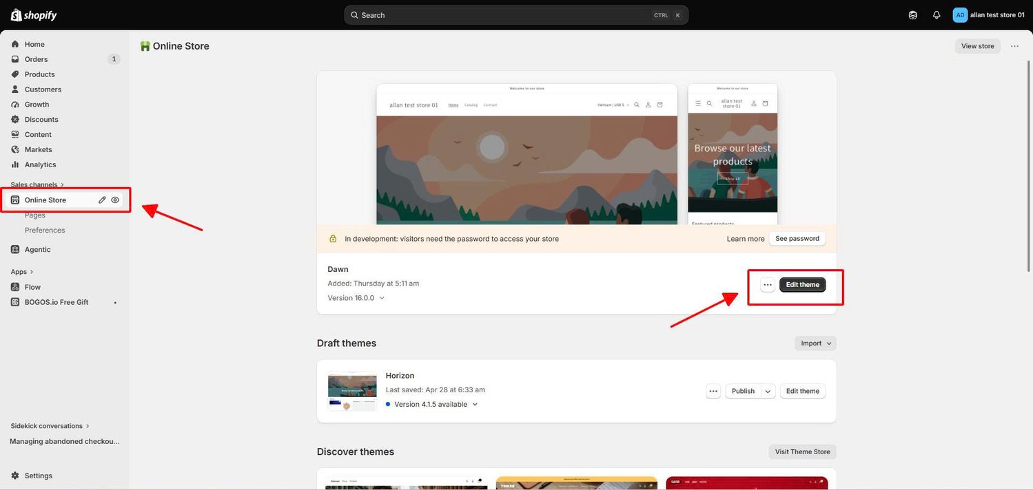 Customize Your Shopify Theme