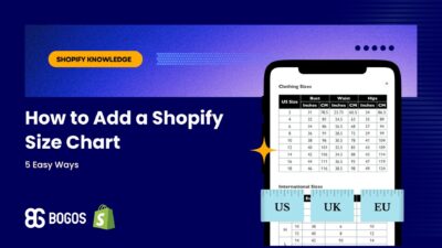 How to Add a Shopify Size Chart in 2026 (5 Easy Ways)