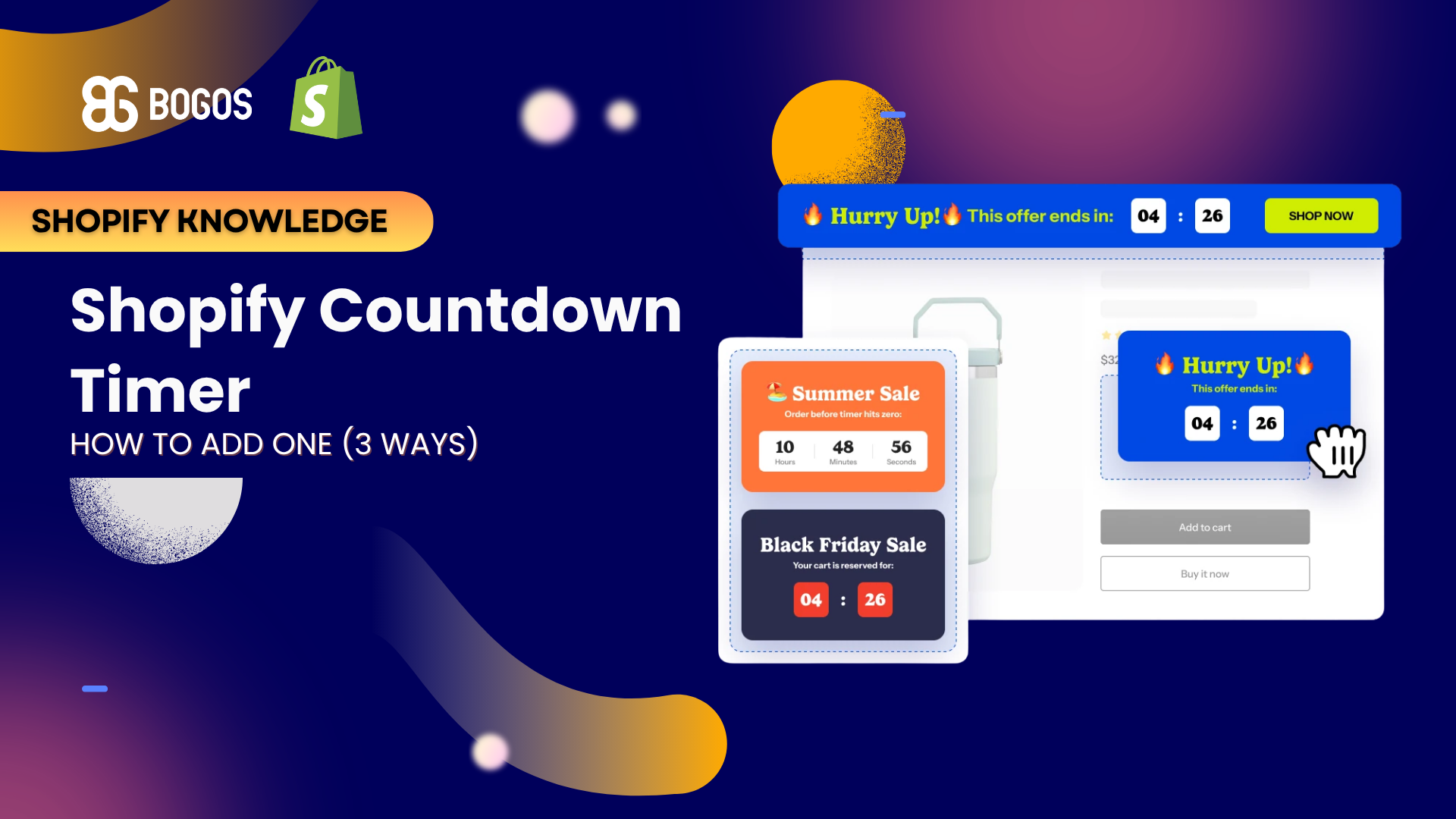 Shopify Countdown Timer: How to Add One (3 Ways)