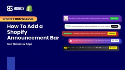 How To Add a Shopify Announcement Bar (Free Themes & Apps)