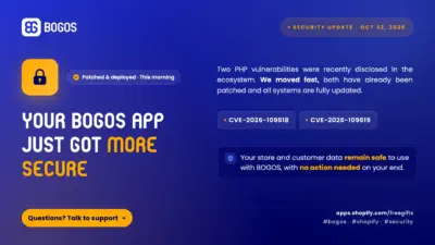 Security Update: BOGOS Is Safe & Fully Patched