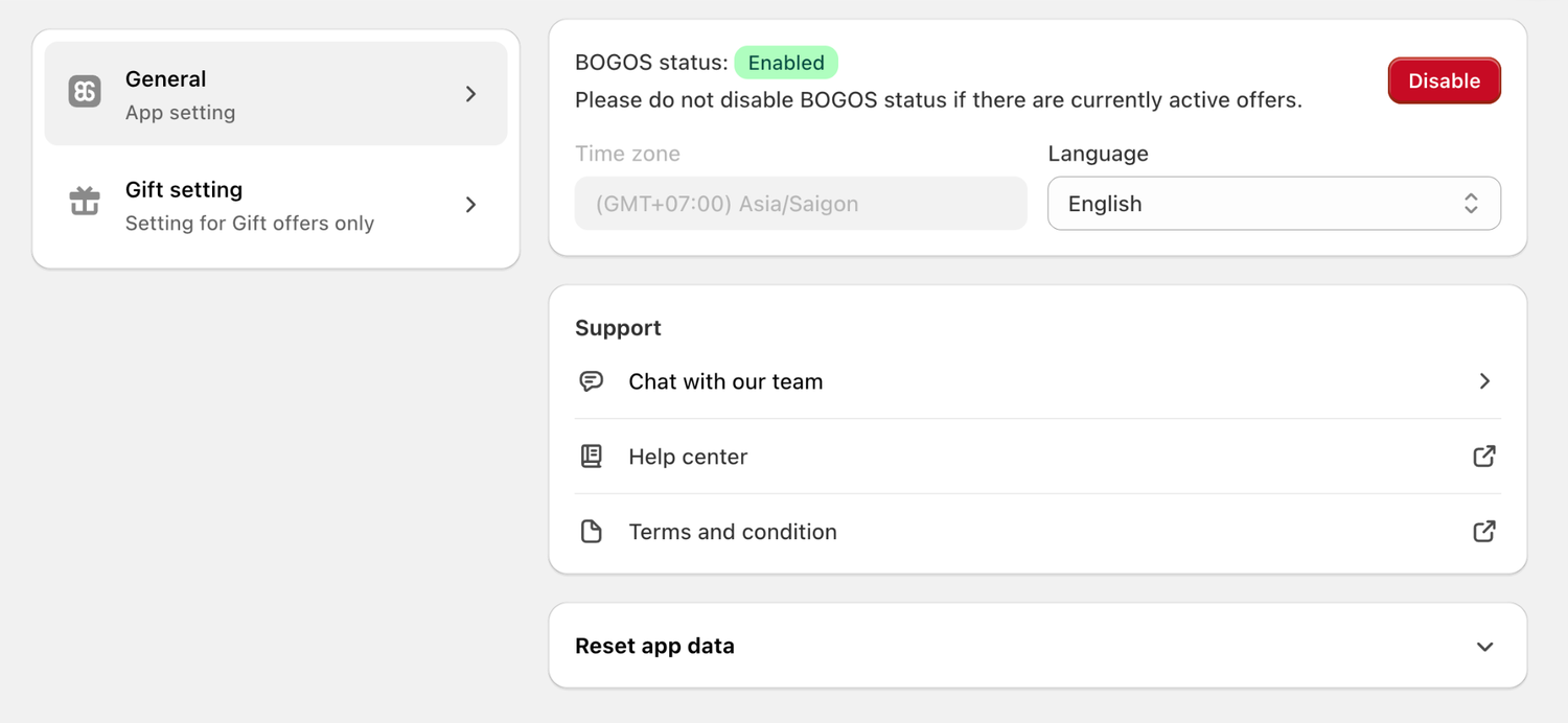 Settings Page: Cleaner, Easier to Navigate