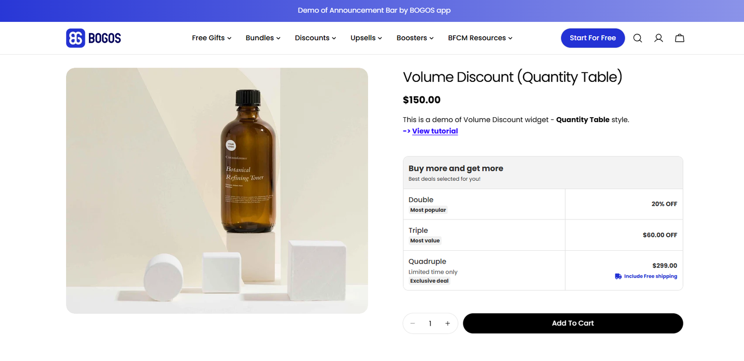 Add quantity discounts
