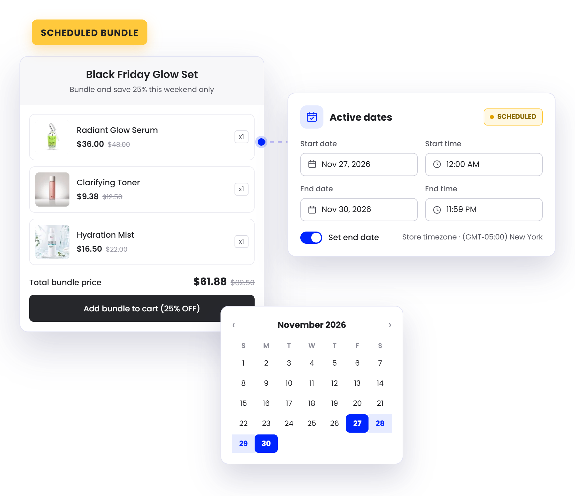 Scheduled Bundle