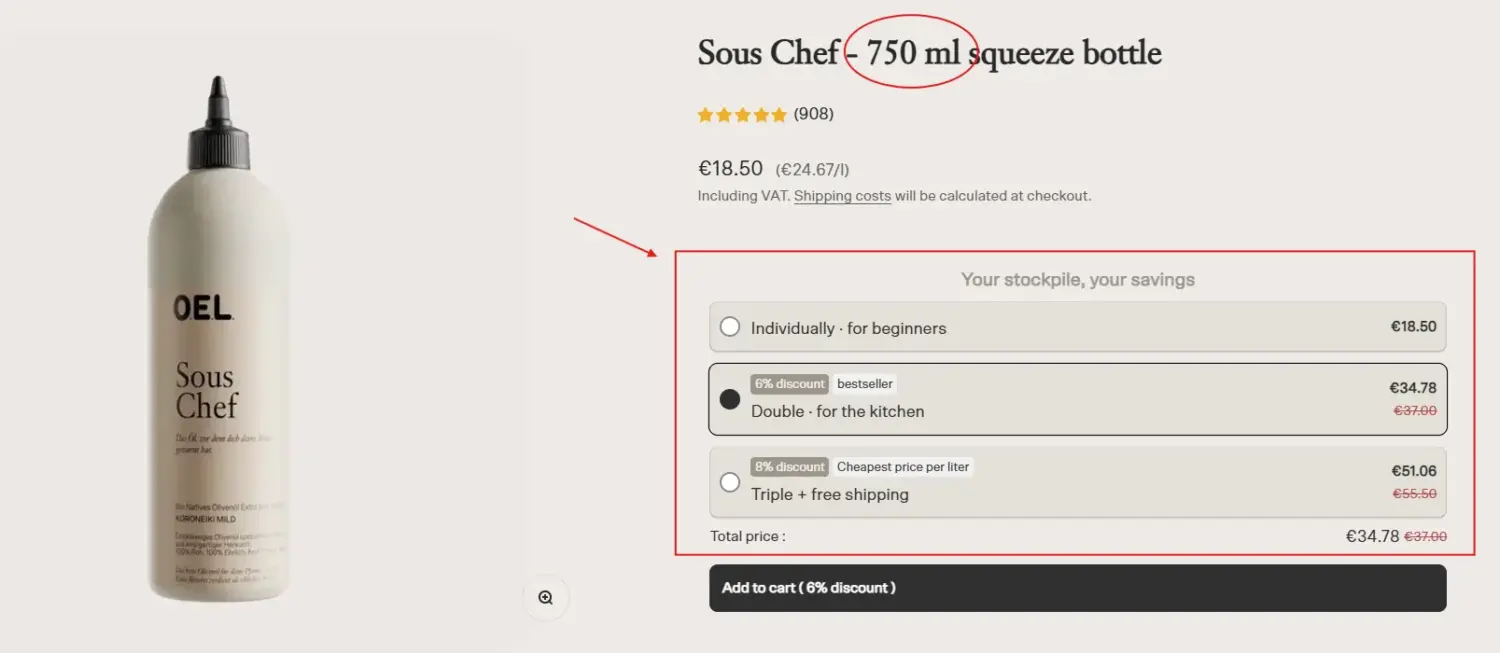 Volume Discount (1)
